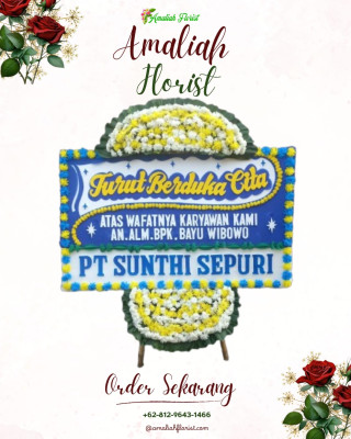 Papan Bunga Duka di Siketug