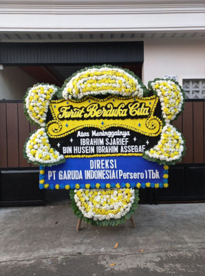 Papan Bunga Duka di Siketug