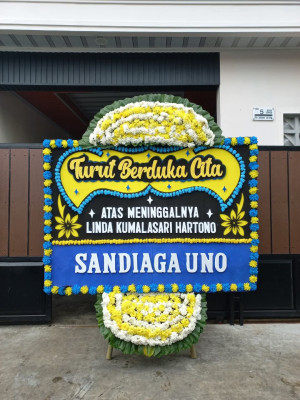 Papan Bunga Duka di Siketug